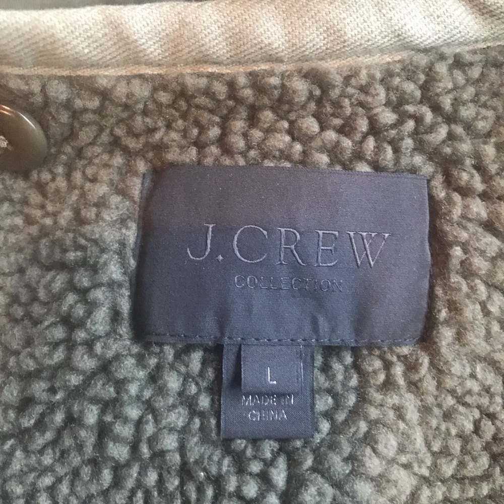 J. Crew Collection Olive Green Parka with Faux Fur Trim - Picture 7 of 7